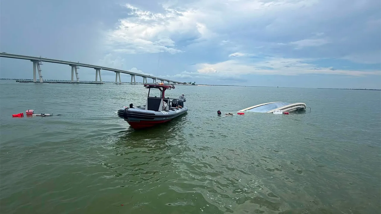 U.S. Coast Guard Crew Saves Eight, Including Infant and Child, After Vessel Overturns Near Fort Myers Beach