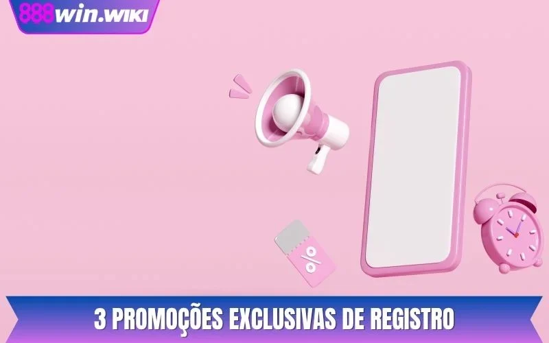 3 promoções exclusivas de registro 3 promoções exclusivas de registro