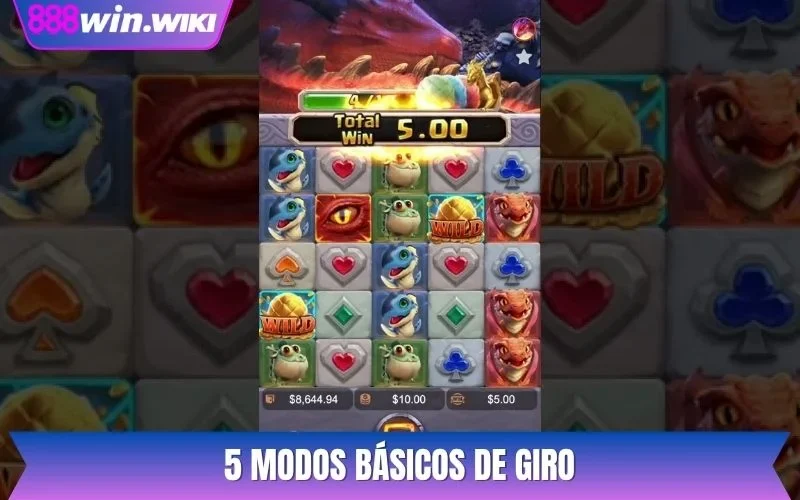 5 modos básicos de giro
