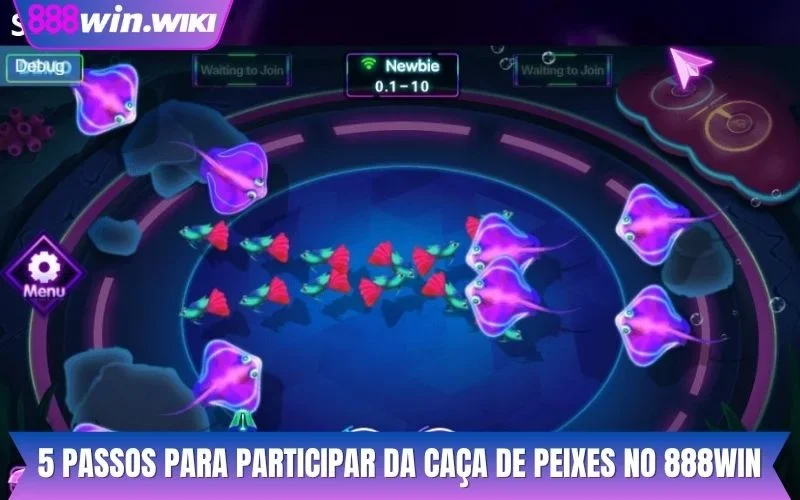 5 passos para participar da caça de peixes no 888WIN