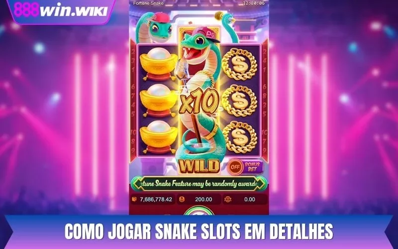 Como jogar Snake Slots em detalhes