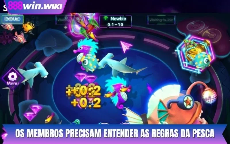 Os membros precisam entender as regras da pesca